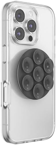 image:imagePopSockets PopTop Adhesive Phone Grip with Swappable Top Clear ClearBlack Adhesive