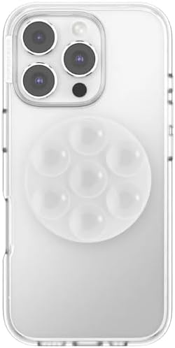 image:imagePopSockets PopTop Adhesive Phone Grip with Swappable Top Clear ClearClear Adhesive