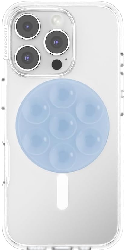 image:imagePopSockets PopTop Adhesive Phone Grip with Swappable Top Clear ClearFrost