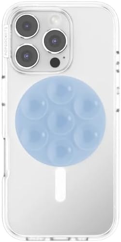 image:imagePopSockets PopTop Adhesive Phone Grip with Swappable Top Clear ClearFrost Adhesive