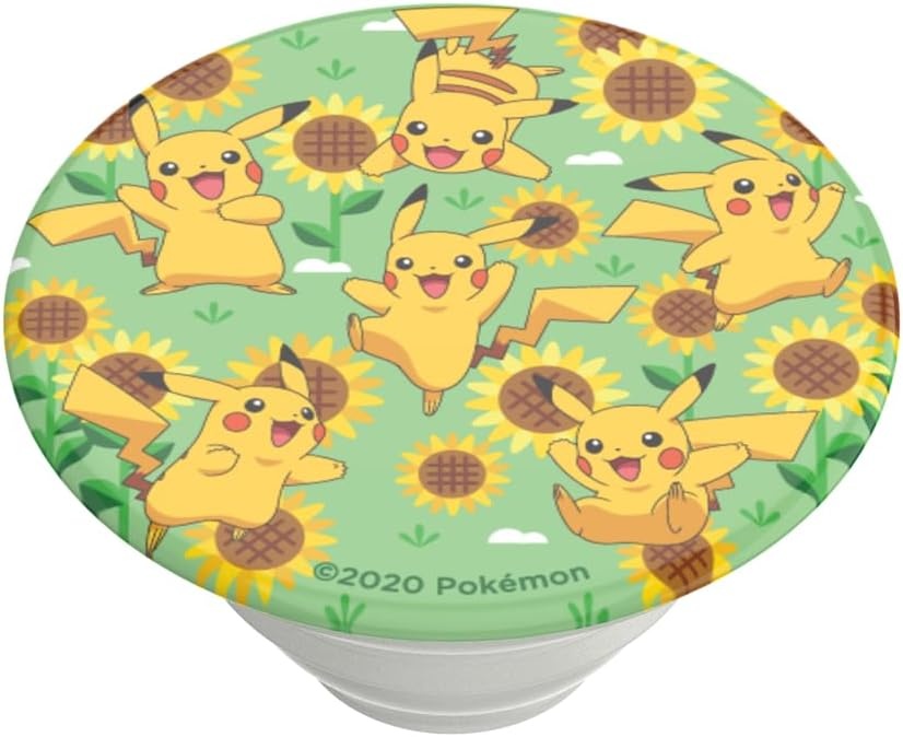 image:imagePopSockets PopTop Adhesive Phone Grip with Swappable Top Pokemon Squishy Gengar Shadow BallPikachu Pattern