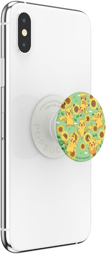 image:imagePopSockets PopTop Adhesive Phone Grip with Swappable Top Pokemon Squishy Gengar Shadow BallPikachu Pattern