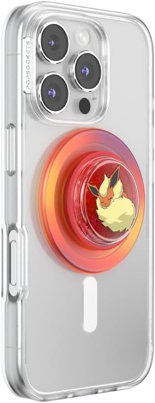 image:imagePopSockets PopTop Adhesive Phone Grip with Swappable Top Pokemon Squishy Gengar Shadow BallTidepool Sleepy Flareon