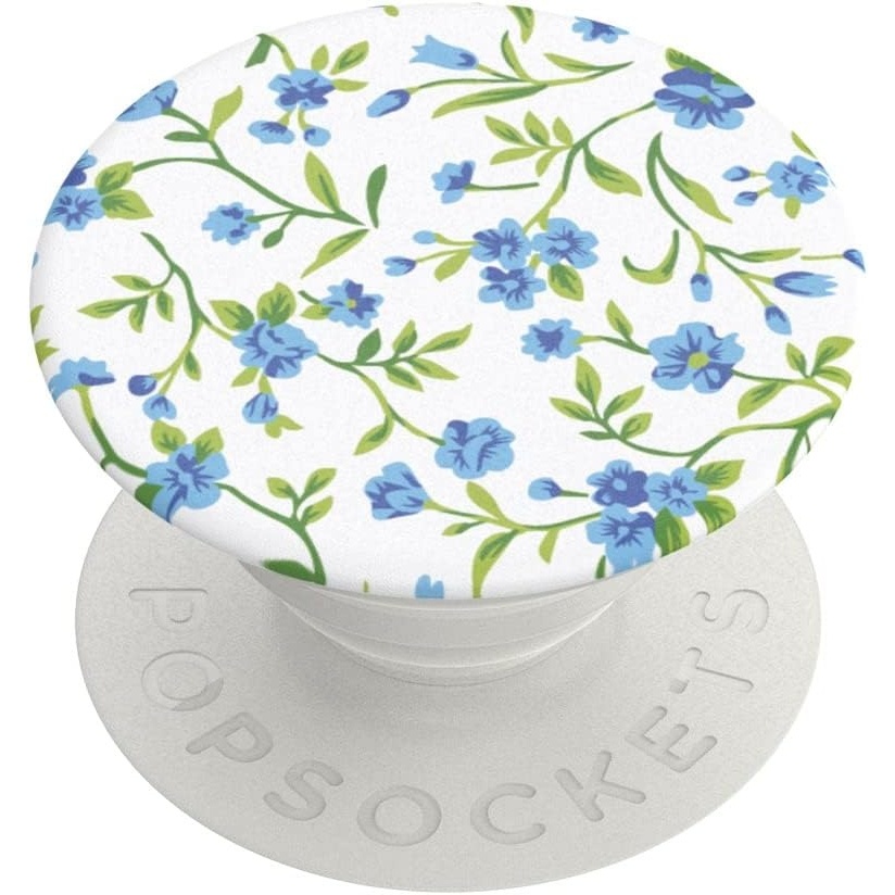 image:imagePopSockets Phone Grip with Expanding Kickstand Adhesive Grip  Wallflower PaperBlue Ditsy