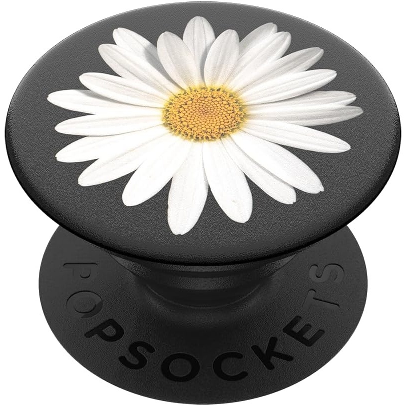 image:imagePopSockets Phone Grip with Expanding Kickstand Adhesive Grip  Wallflower PaperWhite Daisy