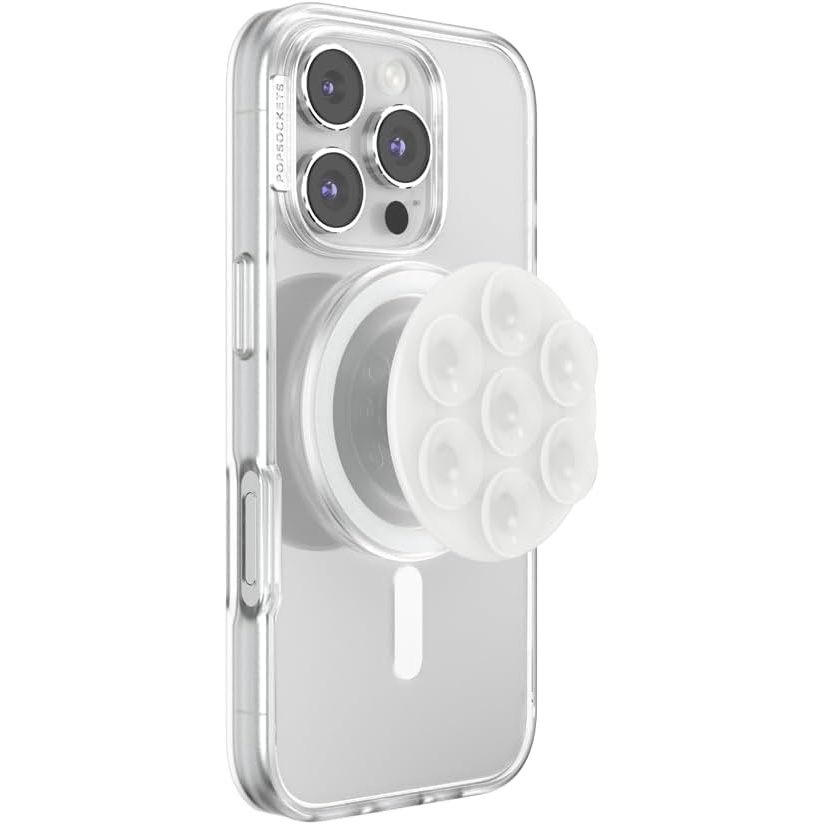 image:imagePopSockets PopTop Adhesive Phone Grip with Swappable Top Clear ClearClear