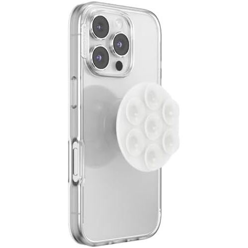 image:imagePopSockets PopTop Adhesive Phone Grip with Swappable Top Clear ClearClear Adhesive