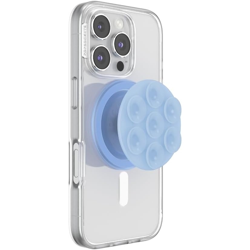 image:imagePopSockets PopTop Adhesive Phone Grip with Swappable Top Clear ClearFrost