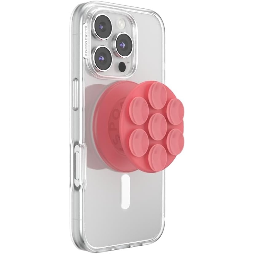image:imagePopSockets PopTop Adhesive Phone Grip with Swappable Top Clear  ClearPutty