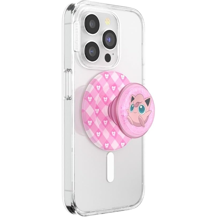 image:imagePopSockets PopTop Adhesive Phone Grip with Swappable Top Pokemon  Squishy Gengar Shadow BallJigglypuff Sparkle