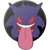 PopSockets PopTop, Adhesive Phone Grip with Swappable Top, Pokemon – Squishy Gengar Shadow Ball(Gengar Night)