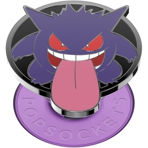 PopSockets PopTop, Adhesive Phone Grip with Swappable Top, Pokemon – Squishy Gengar Shadow Ball(Gengar Night)