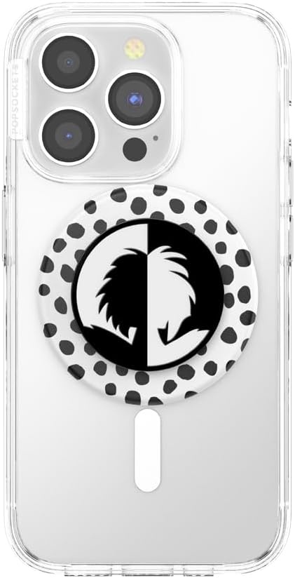 image:imagePopSockets Phone Grip for MagSafe Magnetic Holder Phone Stand Disney Enamel Pearl MickeyCruella De Vil