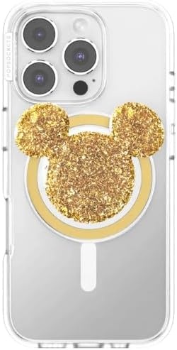 image:imagePopSockets Phone Grip for MagSafe Magnetic Holder Phone Stand Disney Enamel Pearl MickeyEarridescent Mickey Gold
