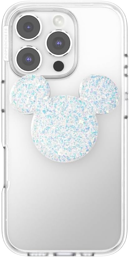 image:imagePopSockets Phone Grip for MagSafe Magnetic Holder Phone Stand Disney Enamel Pearl MickeyEarridescent Mickey White