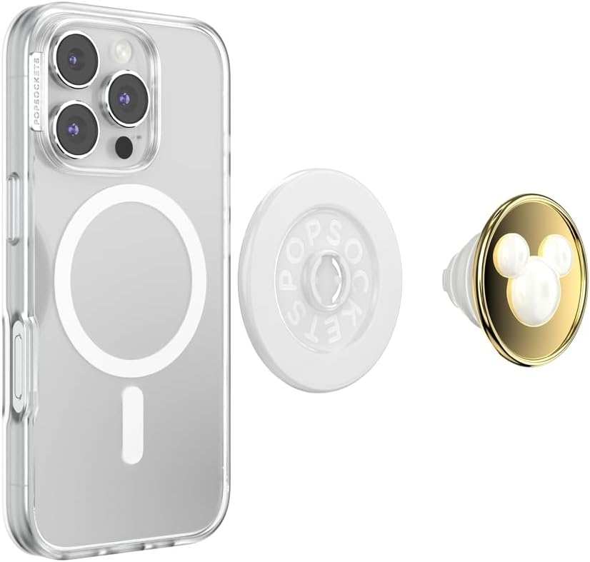 image:imagePopSockets Phone Grip for MagSafe Magnetic Holder Phone Stand Disney Enamel Pearl MickeyEnamel Pearl Mickey