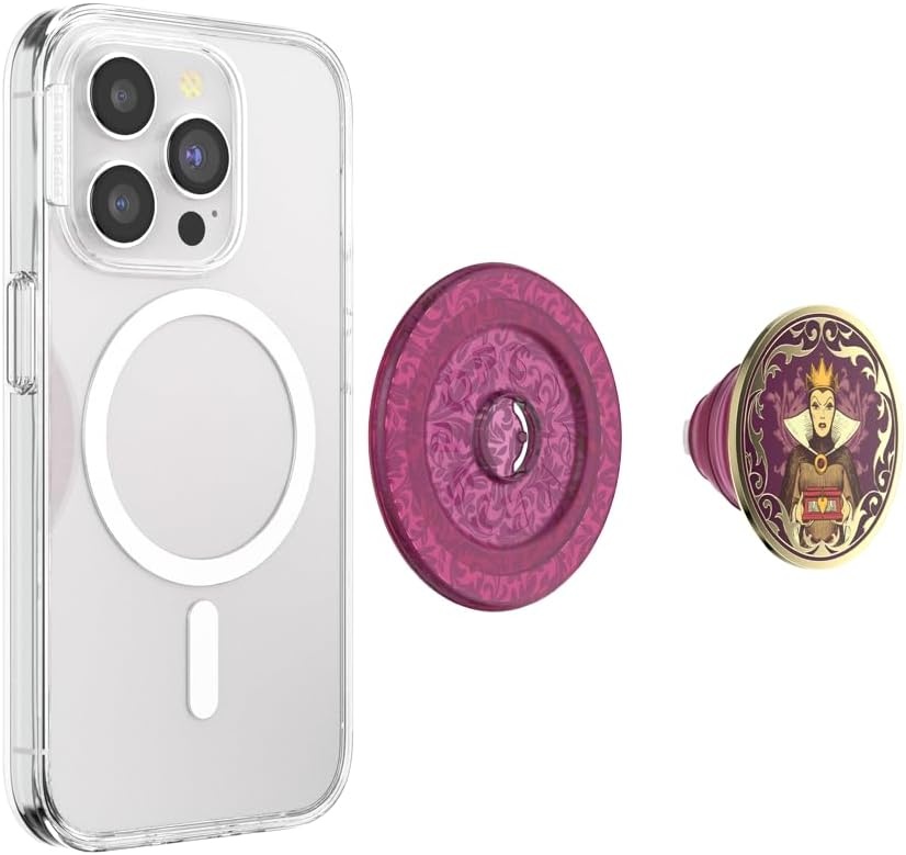 image:imagePopSockets Phone Grip for MagSafe Magnetic Holder Phone Stand Disney Enamel Pearl MickeyEssence of Evil Queen