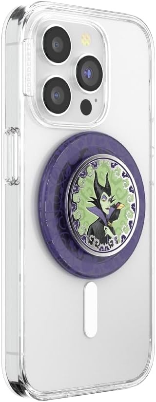 image:imagePopSockets Phone Grip for MagSafe Magnetic Holder Phone Stand Disney Enamel Pearl MickeyEssence of Maleficent