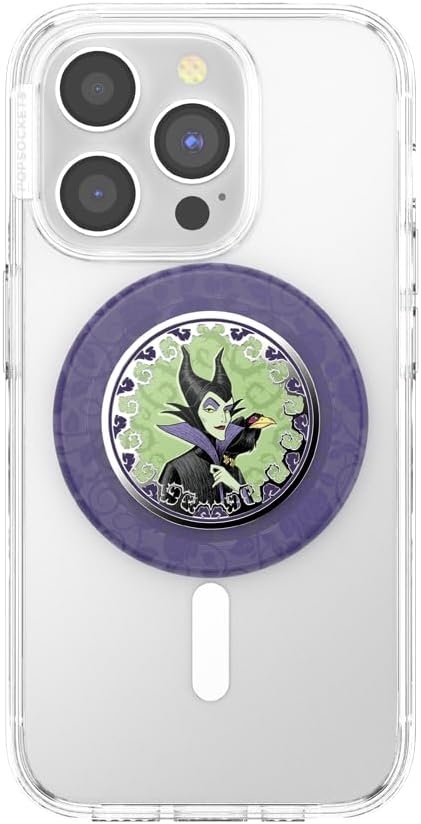 image:imagePopSockets Phone Grip for MagSafe Magnetic Holder Phone Stand Disney Enamel Pearl MickeyEssence of Maleficent