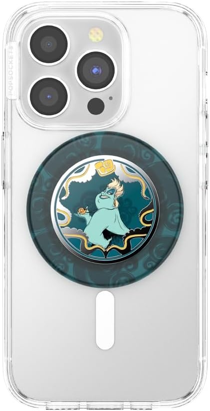 image:imagePopSockets Phone Grip for MagSafe Magnetic Holder Phone Stand Disney Enamel Pearl MickeyEssence of Ursula