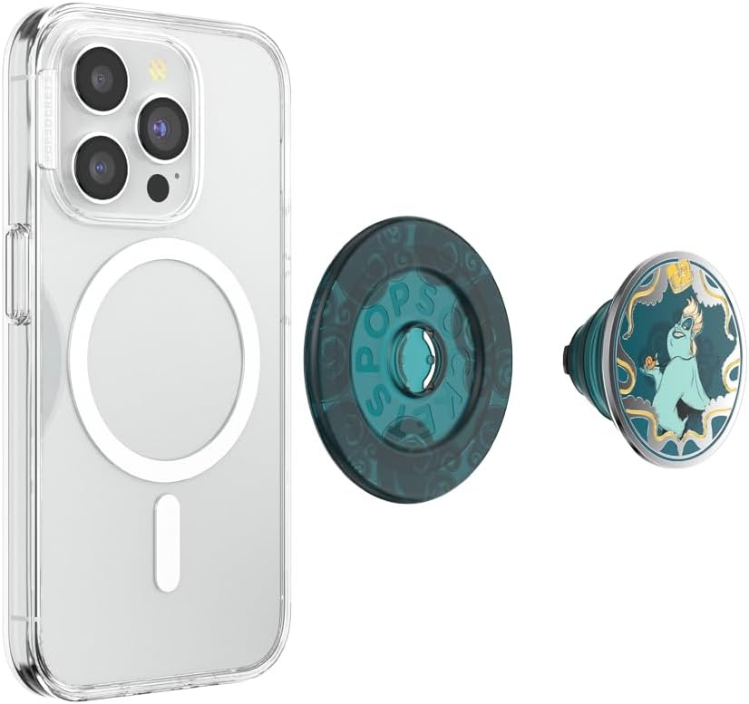 image:imagePopSockets Phone Grip for MagSafe Magnetic Holder Phone Stand Disney Enamel Pearl MickeyEssence of Ursula