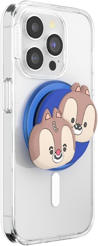 image:imagePopSockets Phone Grip for MagSafe Magnetic Holder Phone Stand Disney Enamel Pearl MickeyKawaii Chip n Dale