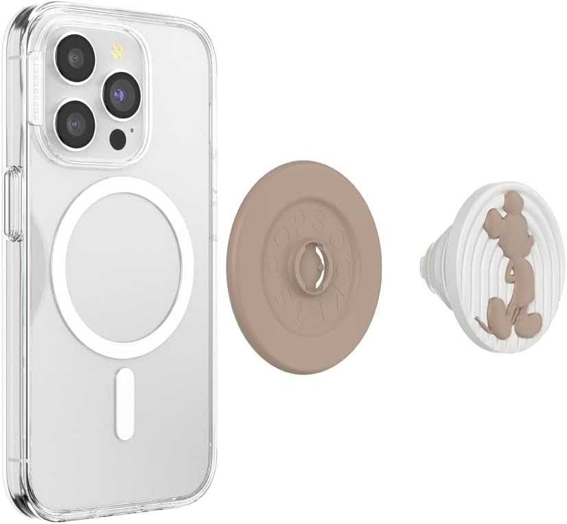 image:imagePopSockets Phone Grip for MagSafe Magnetic Holder Phone Stand Disney Enamel Pearl MickeyLatte Mickey