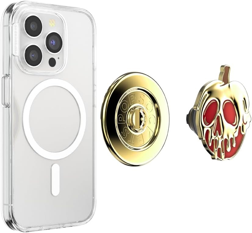 image:imagePopSockets Phone Grip for MagSafe Magnetic Holder Phone Stand Disney Enamel Pearl MickeyPoison Apple