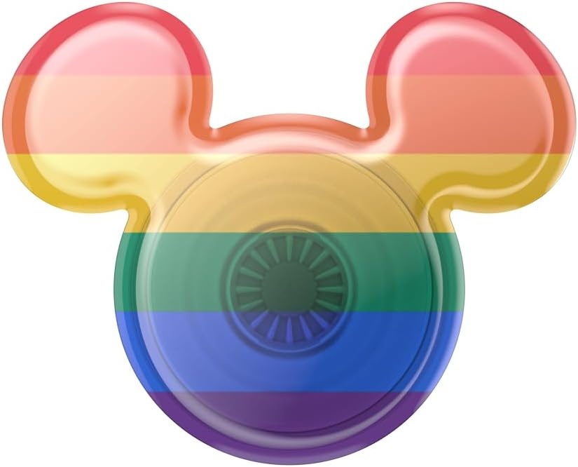 image:imagePopSockets Phone Grip for MagSafe Magnetic Holder Phone Stand Disney Enamel Pearl MickeyRainbow Pride