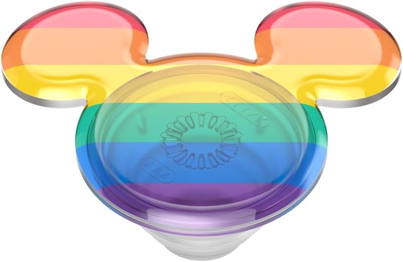 image:imagePopSockets Phone Grip for MagSafe Magnetic Holder Phone Stand Disney Enamel Pearl MickeyRainbow Pride