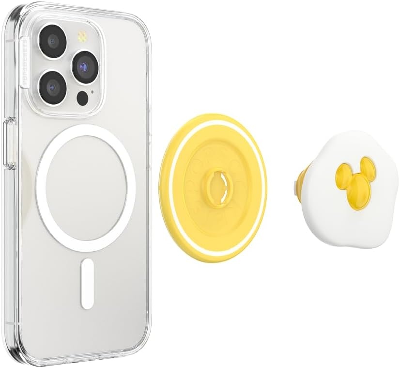image:imagePopSockets Phone Grip for MagSafe Magnetic Holder Phone Stand Disney Enamel Pearl MickeySunny Side Up
