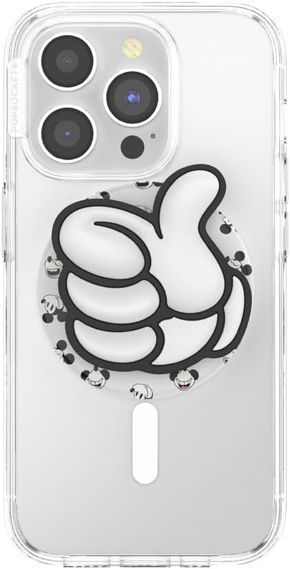 image:imagePopSockets Phone Grip for MagSafe Magnetic Holder Phone Stand Disney Enamel Pearl MickeyThumbs Up