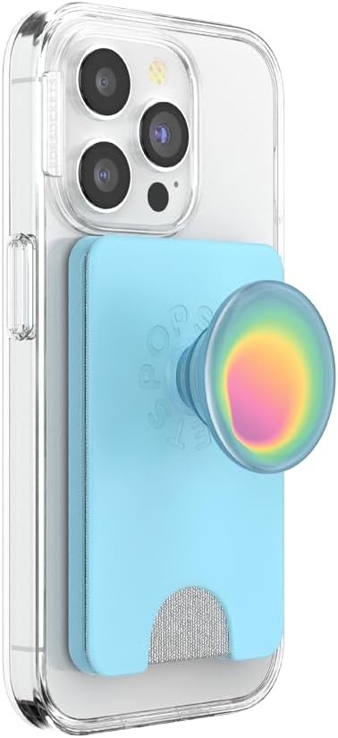 image:imagePopSockets Phone Wallet for MagSafe Phone Card Holder with Grip Pokemon Sakura DreamsAura Butterfly Pea Blue