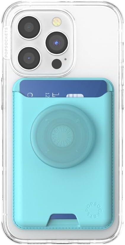 image:imagePopSockets Phone Wallet for MagSafe Phone Card Holder with Grip Pokemon Sakura DreamsButterfly Pea Blue