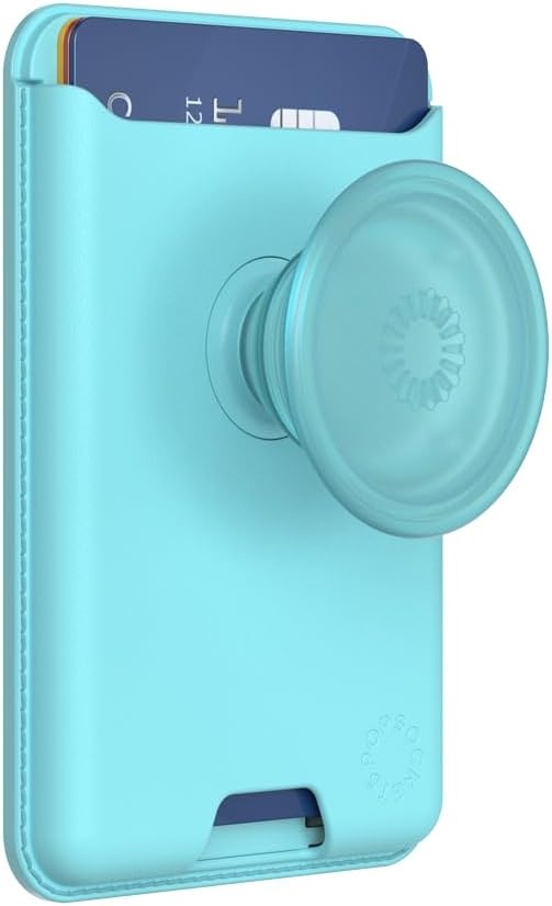 image:imagePopSockets Phone Wallet for MagSafe Phone Card Holder with Grip Pokemon Sakura DreamsButterfly Pea Blue