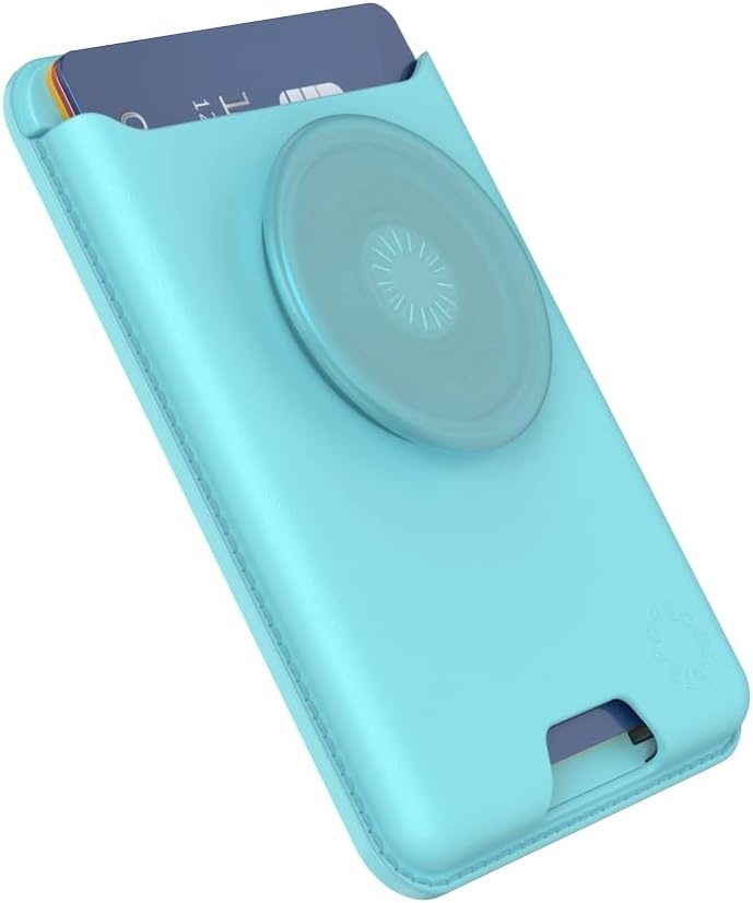 image:imagePopSockets Phone Wallet for MagSafe Phone Card Holder with Grip Pokemon Sakura DreamsButterfly Pea Blue