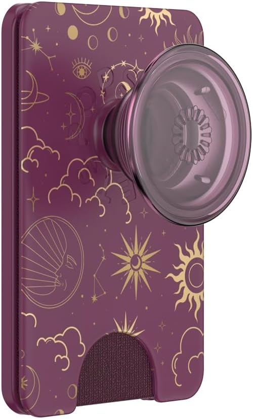 image:imagePopSockets Phone Wallet for MagSafe Phone Card Holder with Grip Pokemon Sakura DreamsCelestial Mauve