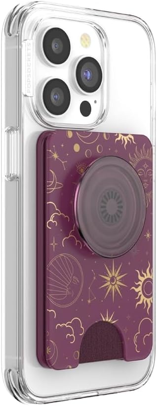 image:imagePopSockets Phone Wallet for MagSafe Phone Card Holder with Grip Pokemon Sakura DreamsCelestial Mauve