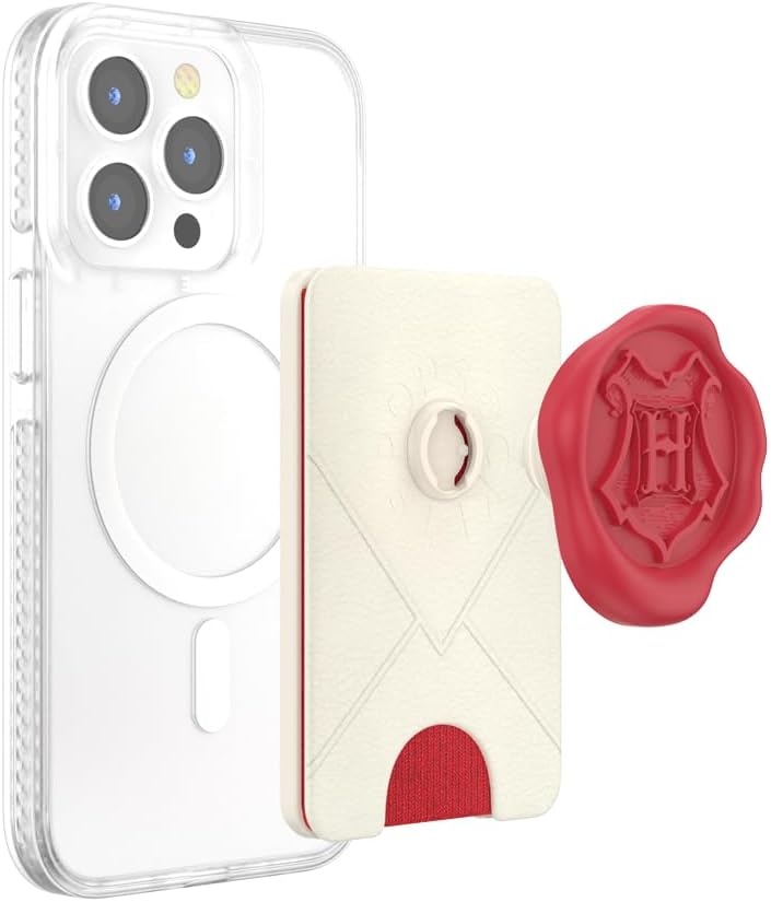 image:imagePopSockets Phone Wallet for MagSafe Phone Card Holder with Grip Pokemon Sakura DreamsHogwarts Letter