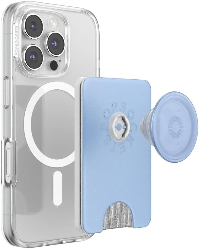 image:imagePopSockets Phone Wallet for MagSafe Phone Card Holder with Grip Pokemon Sakura DreamsMetallic Frost