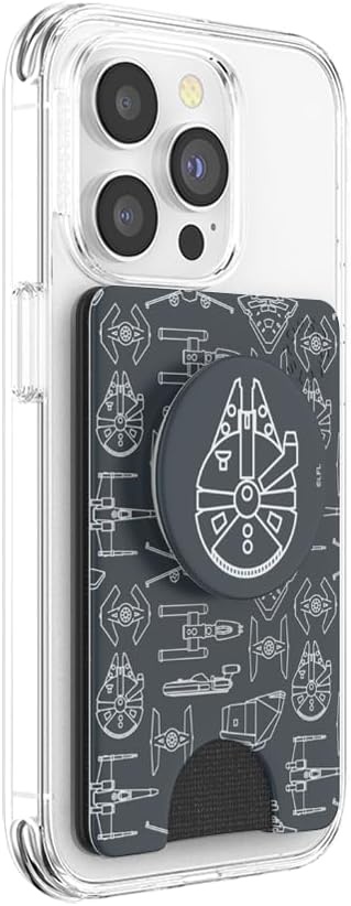 image:imagePopSockets Phone Wallet for MagSafe Phone Card Holder with Grip Pokemon Sakura DreamsMillennium Falcon