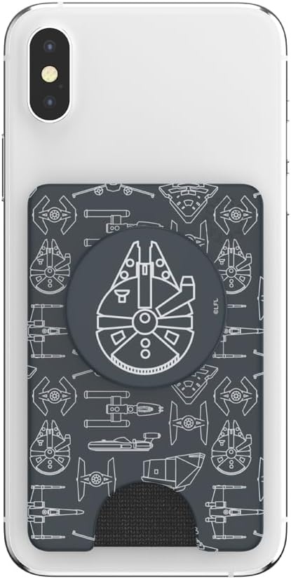 image:imagePopSockets Phone Wallet for MagSafe Phone Card Holder with Grip Pokemon Sakura DreamsMillennium Falcon