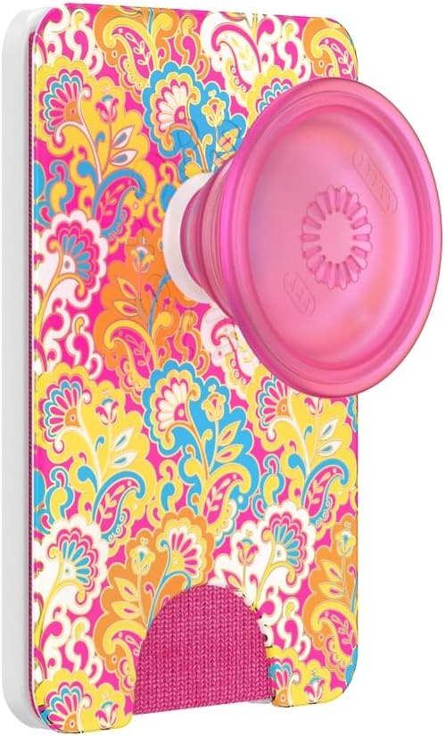 image:imagePopSockets Phone Wallet for MagSafe Phone Card Holder with Grip Pokemon Sakura DreamsPaisley Gaudy