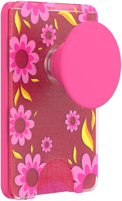 image:imagePopSockets Phone Wallet for MagSafe Phone Card Holder with Grip Pokemon Sakura DreamsPink Relief