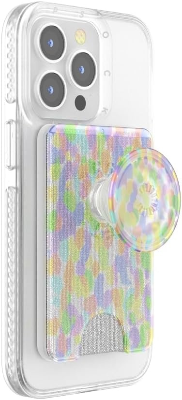 image:imagePopSockets Phone Wallet for MagSafe Phone Card Holder with Grip Pokemon Sakura DreamsRainbow Glass