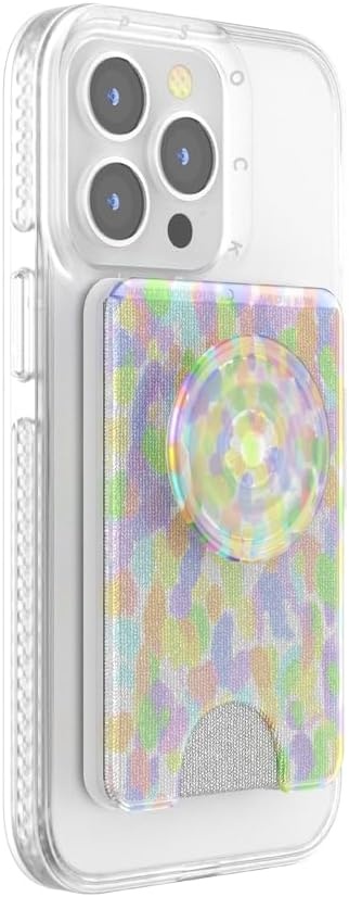 image:imagePopSockets Phone Wallet for MagSafe Phone Card Holder with Grip Pokemon Sakura DreamsRainbow Glass
