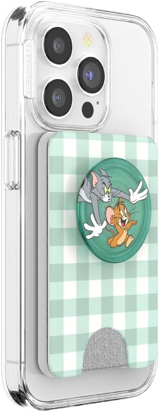 image:imagePopSockets Phone Wallet for MagSafe Phone Card Holder with Grip Pokemon Sakura DreamsTom Jerry Chase