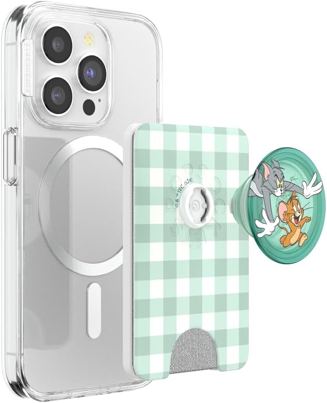 image:imagePopSockets Phone Wallet for MagSafe Phone Card Holder with Grip Pokemon Sakura DreamsTom Jerry Chase
