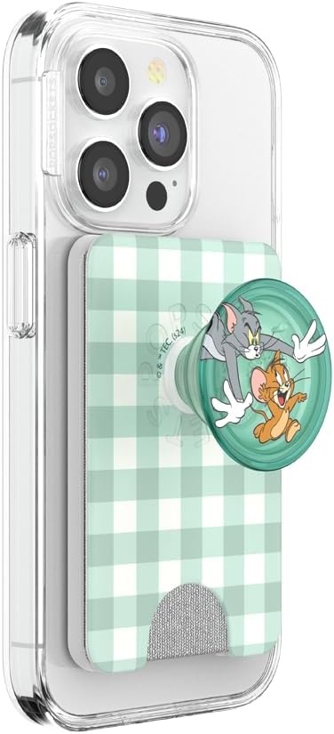 image:imagePopSockets Phone Wallet for MagSafe Phone Card Holder with Grip Pokemon Sakura DreamsTom Jerry Chase