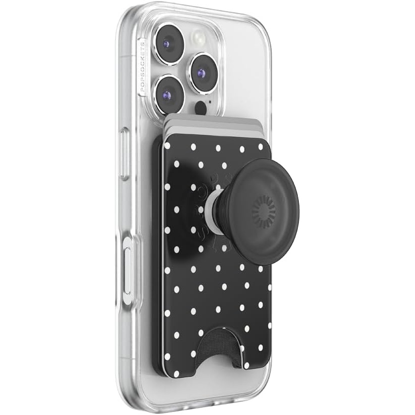 image:imagePopSockets Phone Wallet for MagSafe Phone Card Holder with Grip Pokemon  Sakura DreamsLicorice Dot